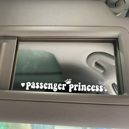 Passenger Princess Automobile Sticker Interesting Creative Suitable For Car Rearview Mirror 2403090817280322200