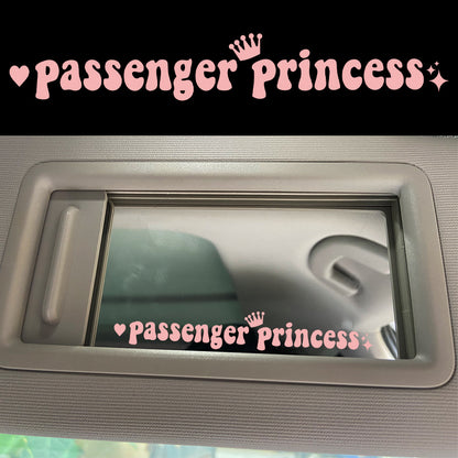 Passenger Princess Automobile Sticker Interesting Creative Suitable For Car Rearview Mirror 2403090817280322600