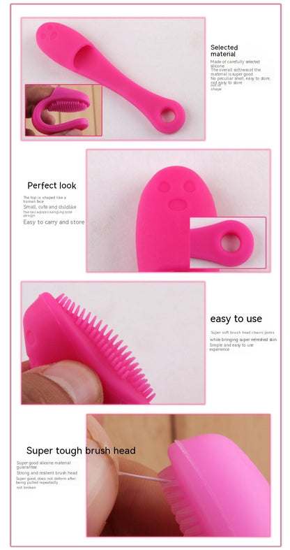 Pore Deep Cleansing Massage Silicone Nose-washing Brush 2403141058370322600