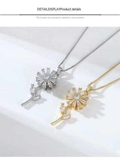 Rotating Little Necklace Female Niche 2403150703540321100