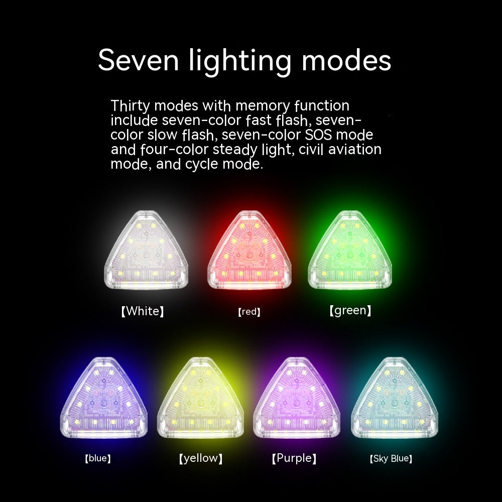 Strobe Light Remote Control Strobe Lamp Car Motorcycle Electric Vehicle Bicycle Modification 2403161032140322400