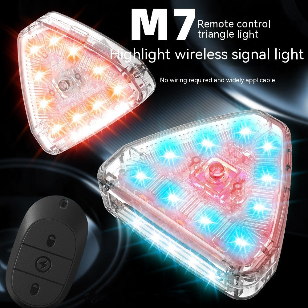 Strobe Light Remote Control Strobe Lamp Car Motorcycle Electric Vehicle Bicycle Modification 2403161032140325200