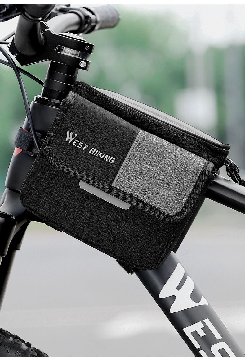 Bilateral Tube Touch Screen Saddle Bag 2403220531400328200