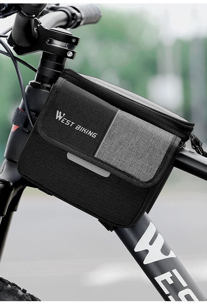Bilateral Tube Touch Screen Saddle Bag 2403220531400328200