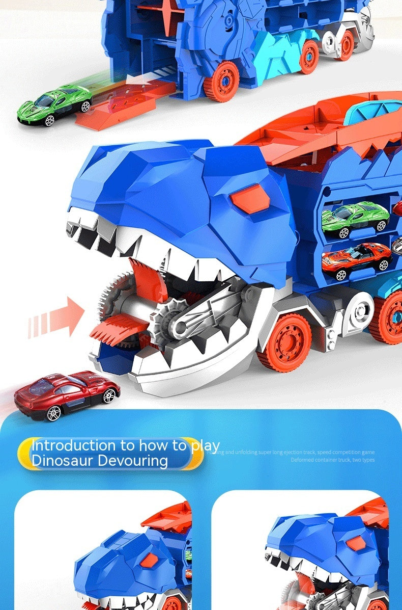 Tyrannosaurus Dinosaur Deformation Track Gliding Car 2403220602160322800