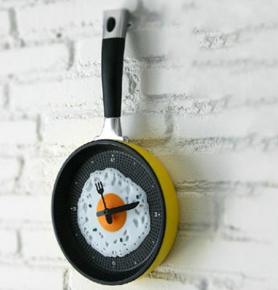 Boiled egg pot wall clock 240509459179