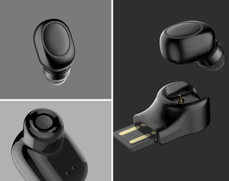 Micro Bluetooth Headset Earbud Wireless Mini Stereo Invisible Car Sports Headphones 240789103157