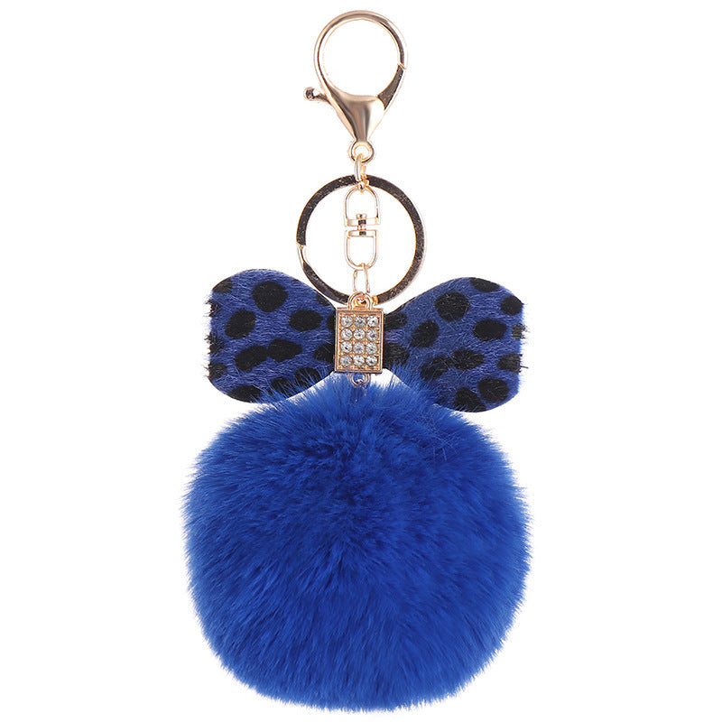 Leopard Bow Fur Ball Schoolbag Pendant Key Chain 240afea5 4fa9 428f aae3 4e45303103a6 8ac46069 f016 4c80 b2aa 930fb85a9526