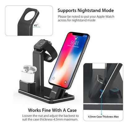 4 IN 1 AIRPODS CHARGING DOCK HOLDER - 图片 2