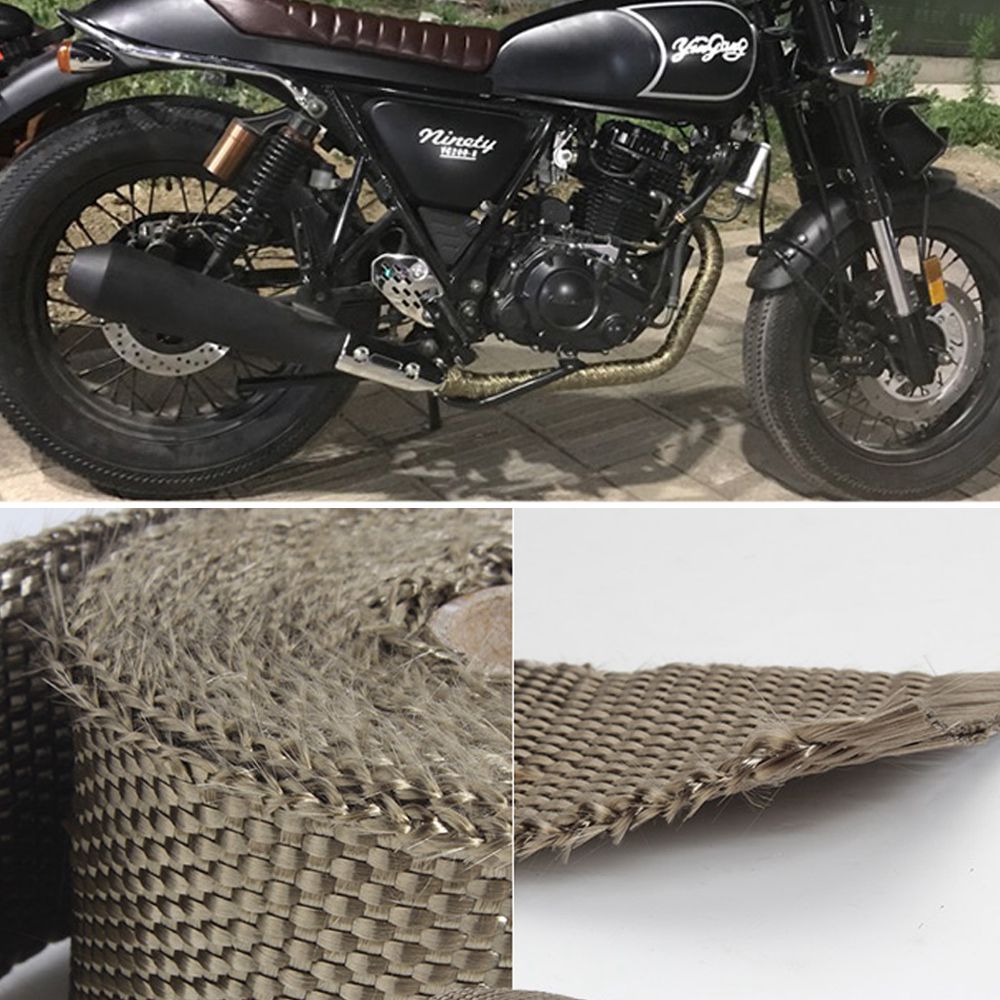Motorcycle exhaust pipe insulation belt 2423658823824
