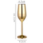 Stainless steel champagne glass and red wine cup 242414708674