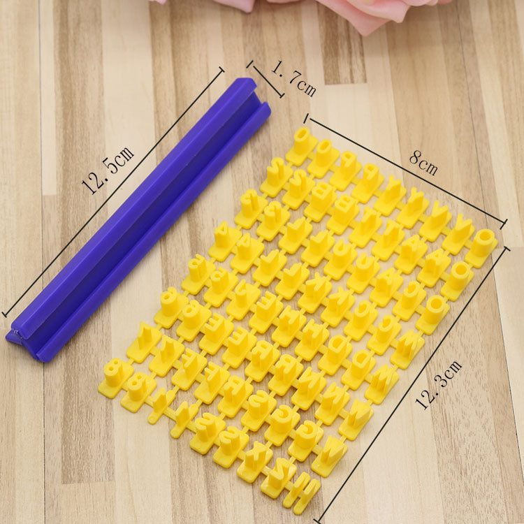 Number symbol seal biscuit mold 2430689988356