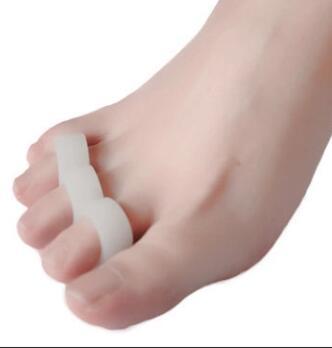 Silicone Gel Hammer Toe Pressure System Middle Toe Corrector 2pcs 243590079069