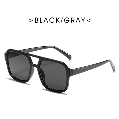 Square Double Beam Sunglasses Men And Women Retro Personality 243da851 8104 4d97 b8d0 26afc90ccbf9