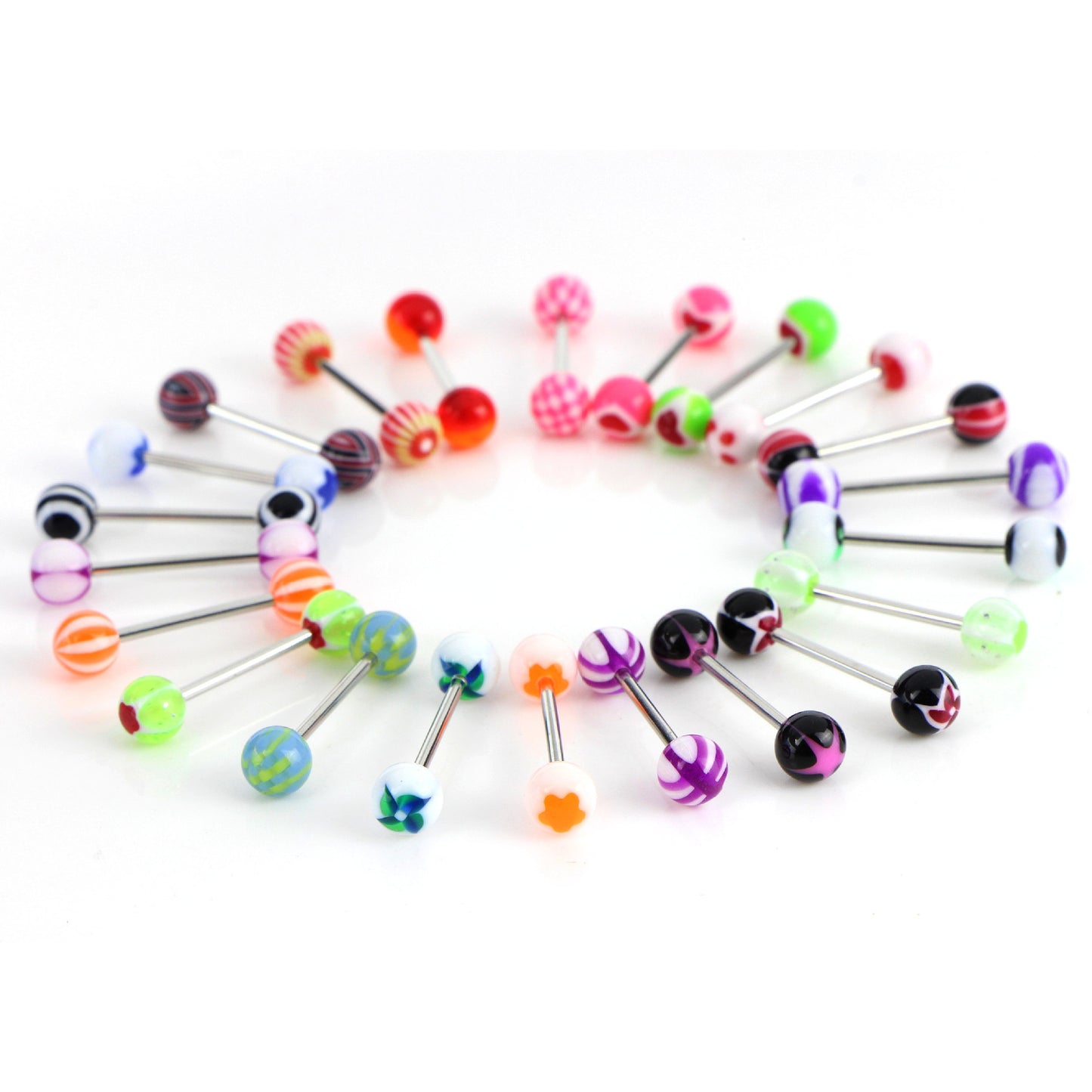 Acrylic tongue nail stainless steel tongue nail 2440065439995