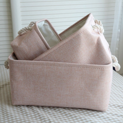 Nordic Japanese fabric storage basket 244930359615