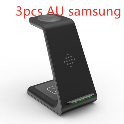 3 In 1 Fast Charging Station Wireless Charger Stand Wireless Quick Charge Dock For Phone Holder - 图片 46