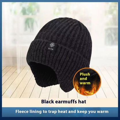 Middle-aged And Elderly People's Hats Men's Winter Warm Wool Hat Ear Protection 2453e4c4 05a6 4c8c 9c01 b374fc32bdb8 trans