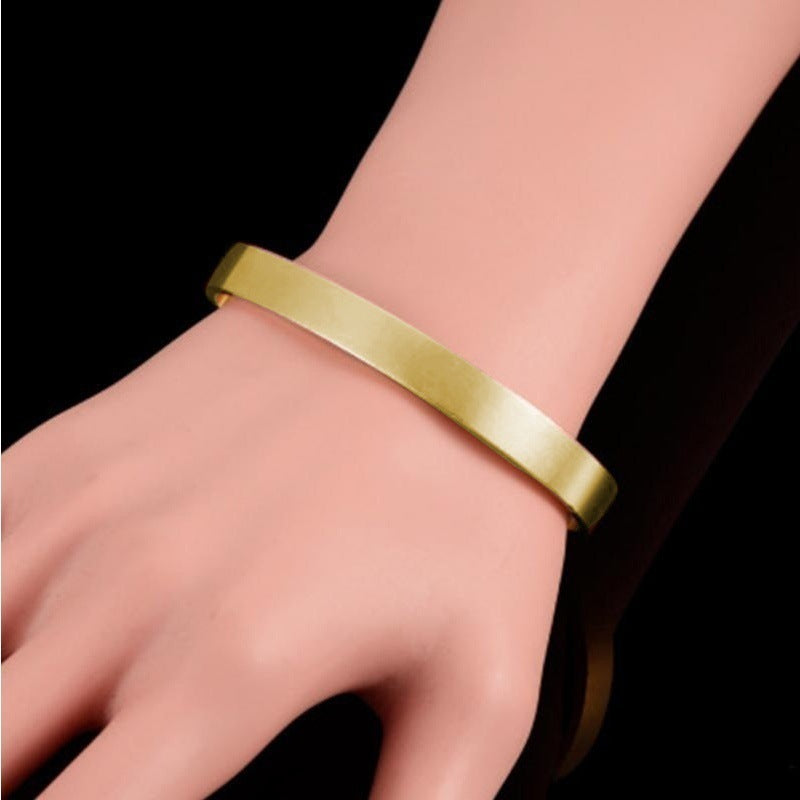 Glossy inlaid magnet health bracelet simple magnetic therapy 2455933149514