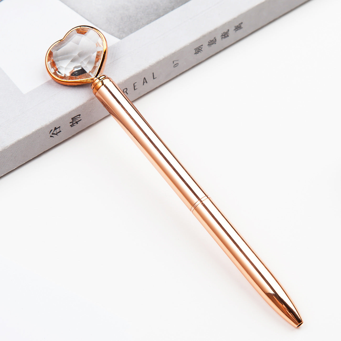 Creative Crystal Love ball diamond metal pen - 图片 9