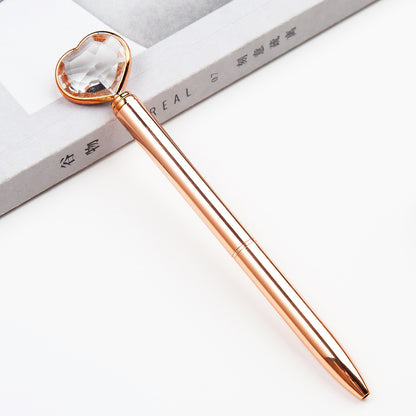 Creative Crystal Love ball diamond metal pen - 图片 9