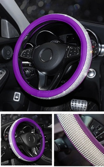 Rhinestone steering wheel cover 2469737308947
