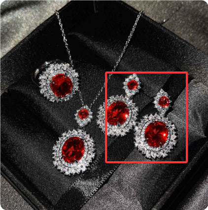 Luxury Premium Three-piece Inlaid Ring Bracelet 2471f058 7814 4aa5 8a29 b9512739ee21