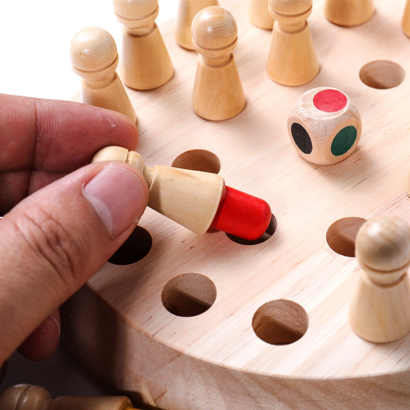 Children's Wooden Educational Toys Memory Chess Kid Early Education Toys 247209304709