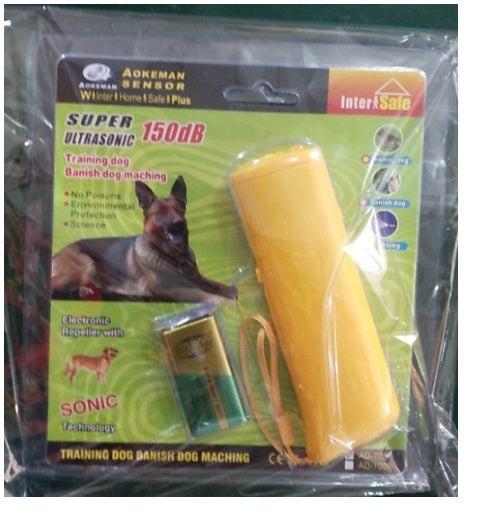 3-in-1 Anti Barking Dog Training Device Ultrasonic Dog Training Repeller  LED Flashlight - HD Wireless Product #22