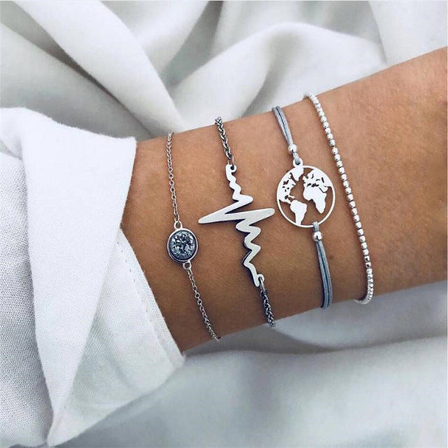 female multi-layer rope chain bracelet jewelry 2478951189792