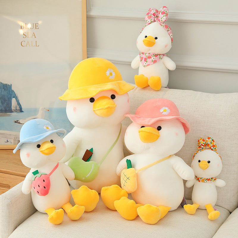 Little white duck plush toy 2481189626031