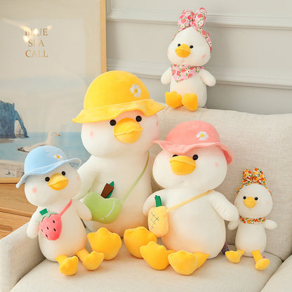 Little white duck plush toy 2481189626031