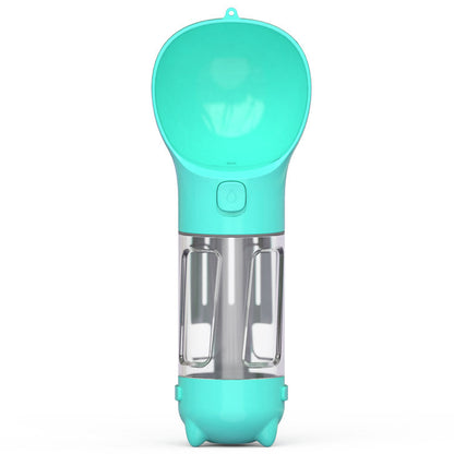 Pet Water Bottle Feeder Bowl Garbage Bag Storage Portable Pet Outdoor Travel 3 In 1 Dog Water Bottle 249207212679