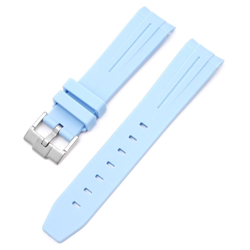 Mercury Arc Rubber Watch Strap Men's And Women's Waterproof 20mm 2496cfc4 8a00 4061 ba2c dd56f61c6e8e