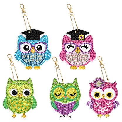5D Diamond Drawing Keychain Double Sided Irregular - HD Wireless Product #2