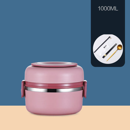 304 Stainless Steel Insulated Barrel Multi-layer Lunch Box - HD Wireless Product #8
