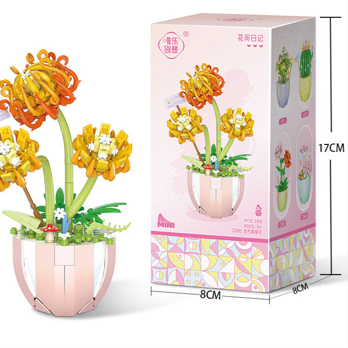 Building Block Puzzle Toy Eternal Flower Potted Mini Succulent Potted Plant 24aaba3a cab4 4c04 88e7 41206245f46f 763391f0 67d
