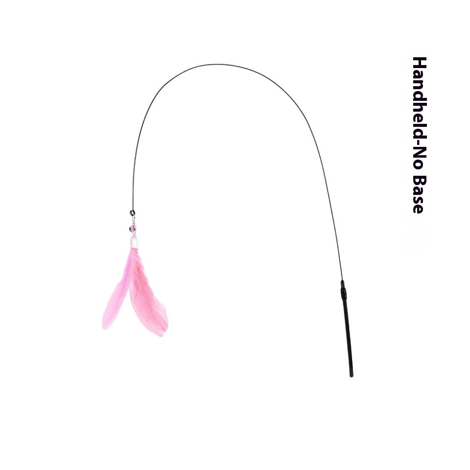 Cat Teaser With Bell Long Brush Holder Suction Cup Self-Hi Bite-resistant Feather 24bc5f95 f576 4afa 823a 6e64d542f663 trans
