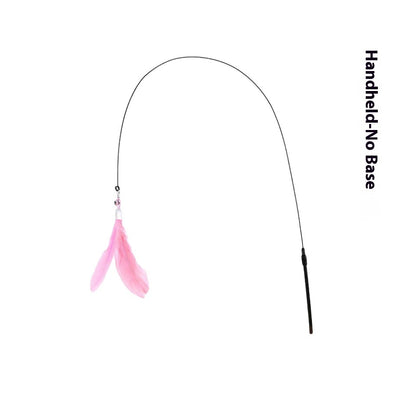 Cat Teaser With Bell Long Brush Holder Suction Cup Self-Hi Bite-resistant Feather 24bc5f95 f576 4afa 823a 6e64d542f663 trans