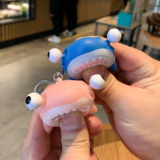 Cartoon Eye-popping Shark Keychain Bag Ornament 24c3e460 a8f3 467c a2e4 c72cb5db8f7a