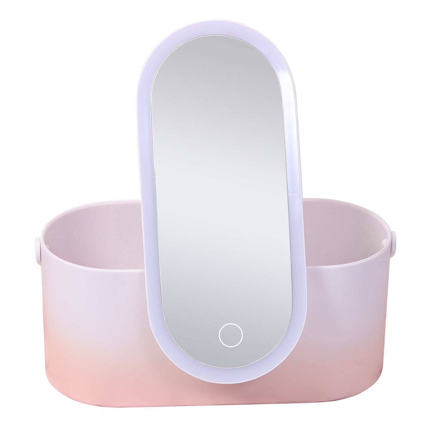 Storage Box LED Makeup Mirror Portable Portable Travel Makeup Organizer Carrying Box With Mirror LED 24c92641 b9cf 45df ba15 