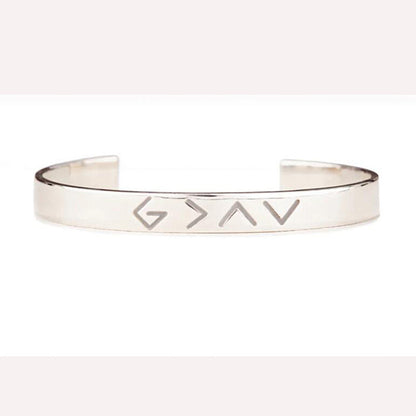 Women's Flat Head Character High Fashion Simple Stainless Steel Bracelet 24ca81ac eb25 4b96 b488 81572dbff530