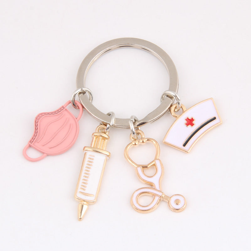 Mask Syringe Stethoscope Nurse Keychain 24df7c03 ca97 45a9 b191 6a9a4dd85bd4