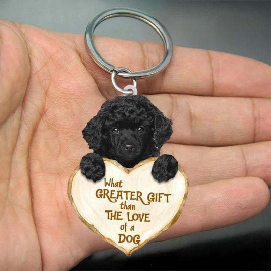 Love Dog Acrylic Key Ring Pendant 24df8349 c690 4ab5 80e6 9f89a9513cd9