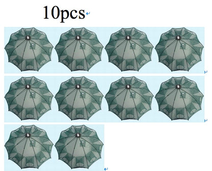 Strengthened 4-20 Holes Automatic Fishing Net Shrimp Cage Nylon Foldable Fish Trap Cast Net Cast Fold Crab Trap Fishing Netwo