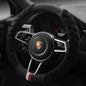 Universal Car Steering Wheel Cover Winter Decoration Cute 38cm Plush Footprint Auto Automobile Vehicle Steering Wheel Protect