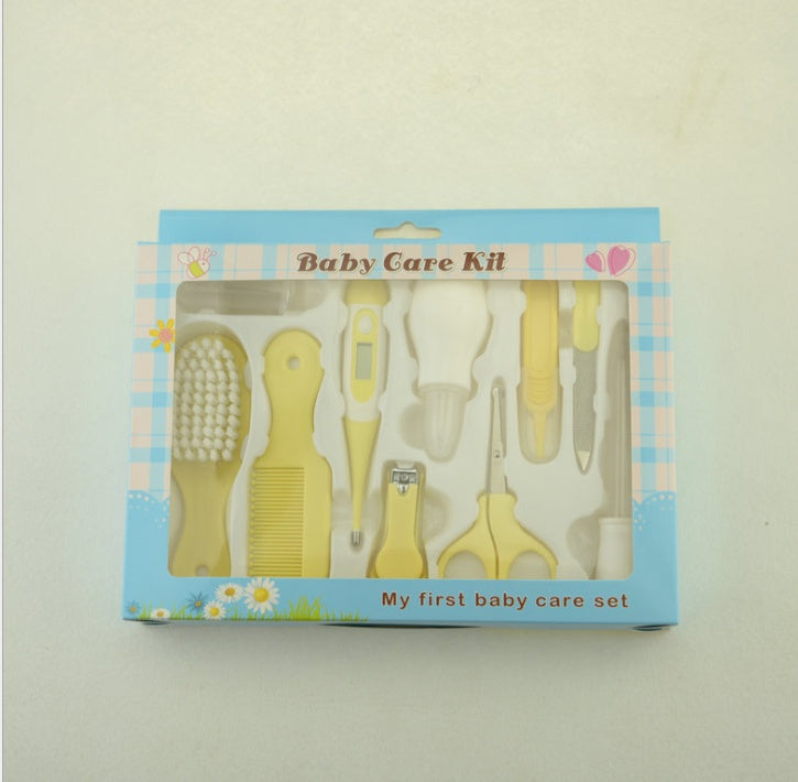 Maternal and Infant Thermometer Feeding Nasal Nasal Care 10 Piece Set Baby Manicure Clamp Nail Clipper Set 2509150015509
