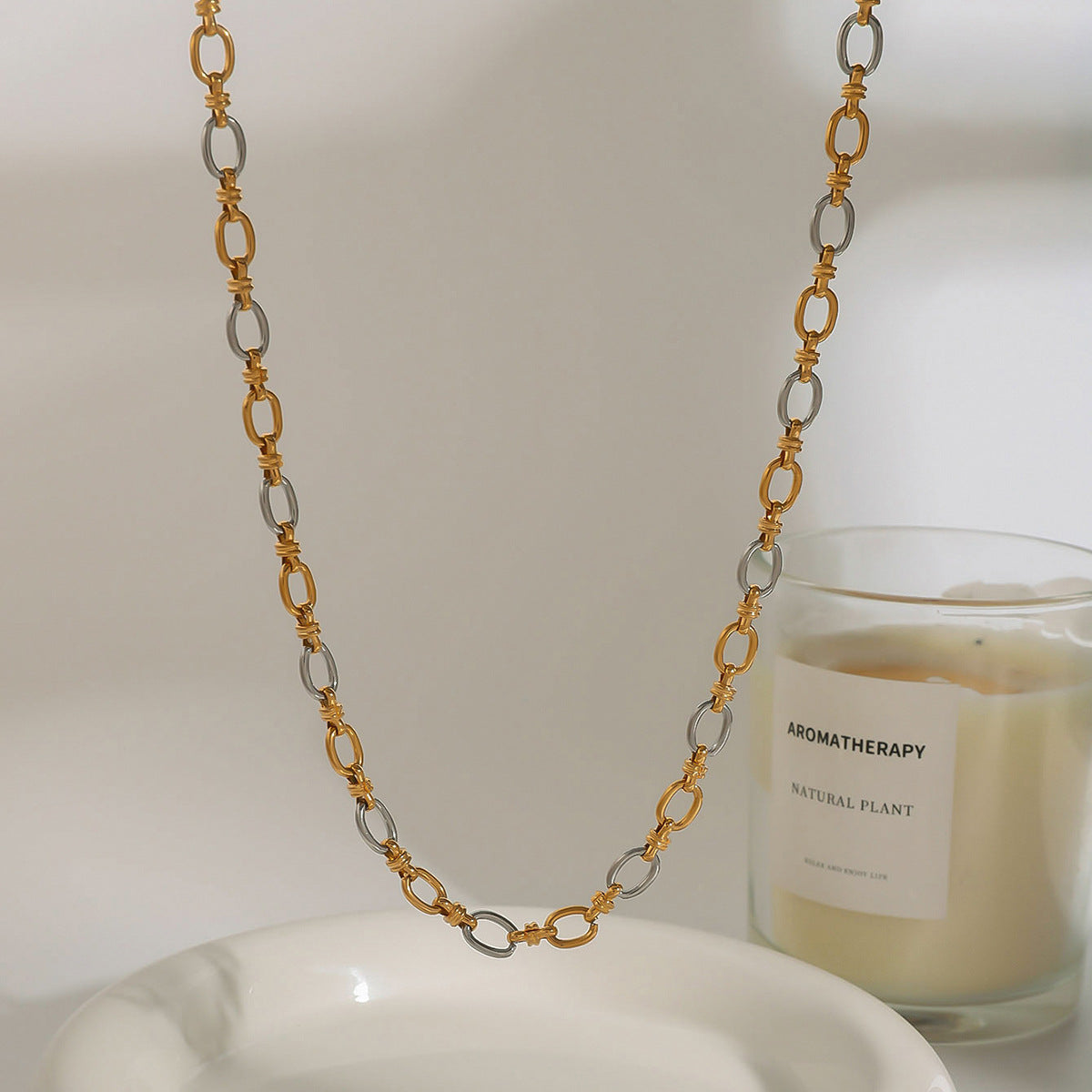 Addison Two Tone Gold Bracelet