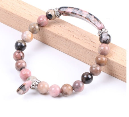 Red stone bracelet love pendant 25204351183932