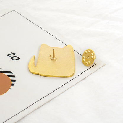 Cartoon animal dog cat brooch 2532975519408